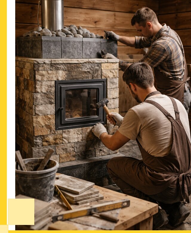 Облицовка банной печи в Слободской от 15458 р. | ЭриданСлб