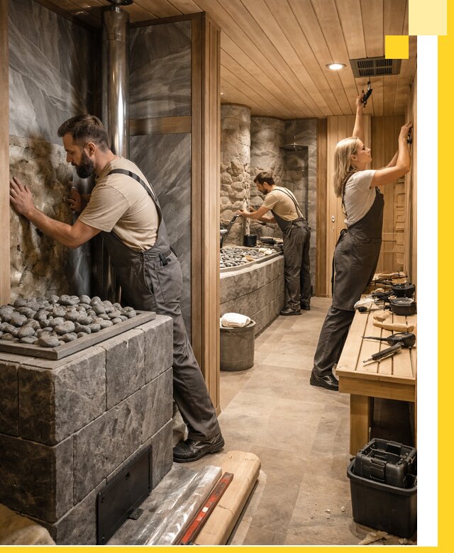 Строительство бань и SPA процедур в Слободской под ключ и отделкой
