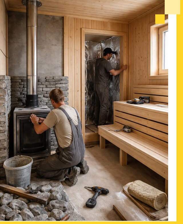 Строительство и изготовление бань под ключ в Слободской