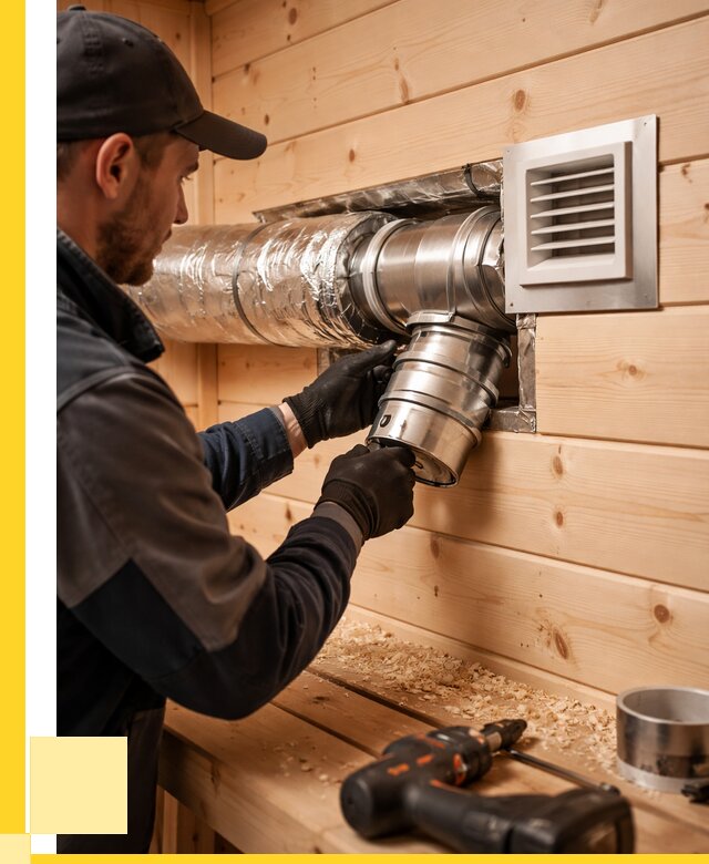 Монтаж вентиляции бани в Слободской от 12366 р. | ЭриданСлб