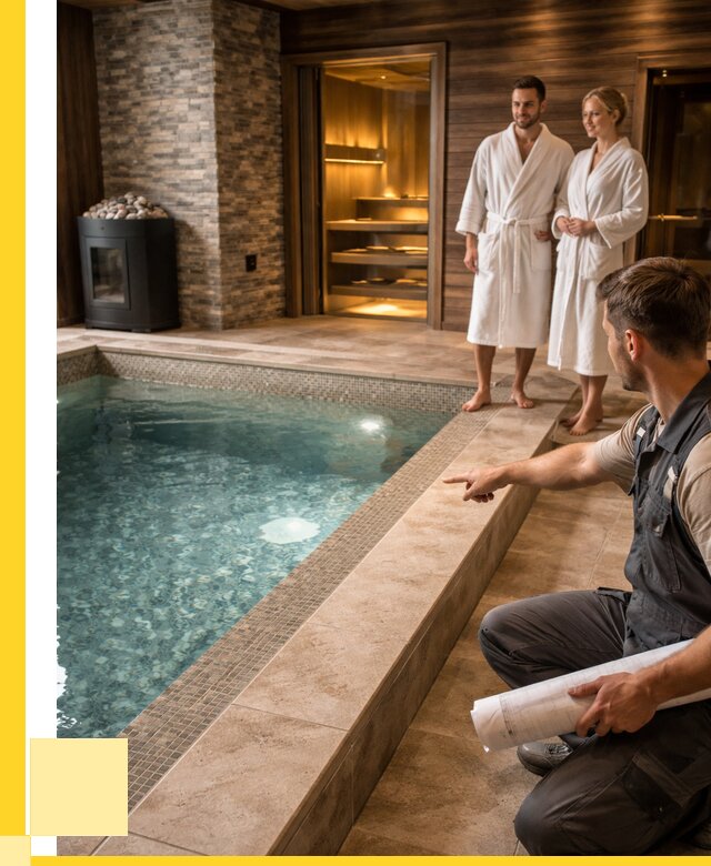 Проект бани с бассейном под ключ в Слободской от 66983 р. | ЭриданСлб