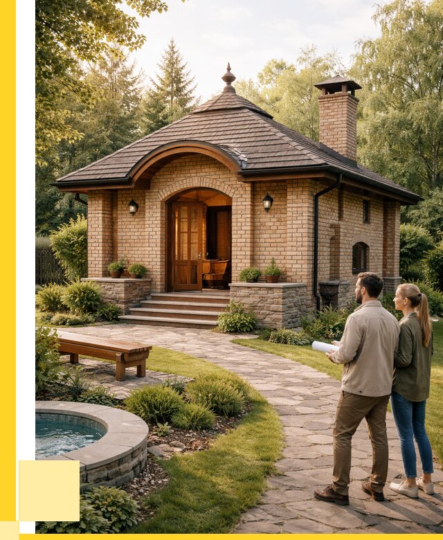 Проект кирпичной бани в Слободской от 30915 р. | ЭриданСлб