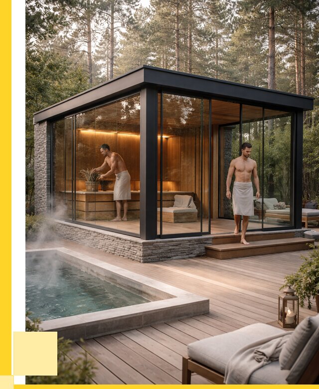 Стеклянные бани и двери в Слободской от 463725 р. | ЭриданСлб