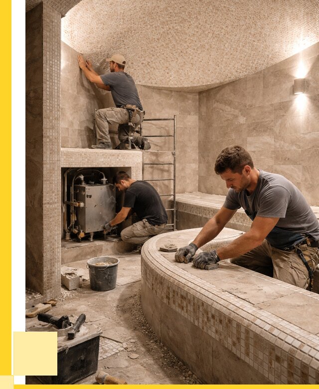 Монтаж хамамов под ключ в Слободской от 257625 р. ЭриданСлб