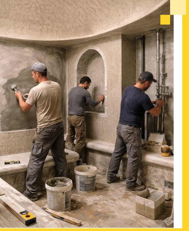 Профессиональный монтаж хамамов под ключ в Слободской с гарантией