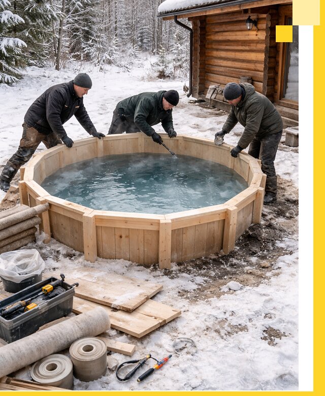 Изготовление и установка ледяных купелей под ключ в Слободской