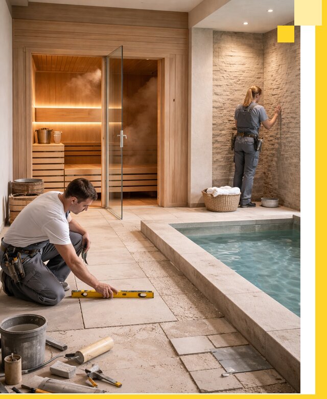 Комплексный дизайн и отделка интерьеров SPA под ключ в Слободской